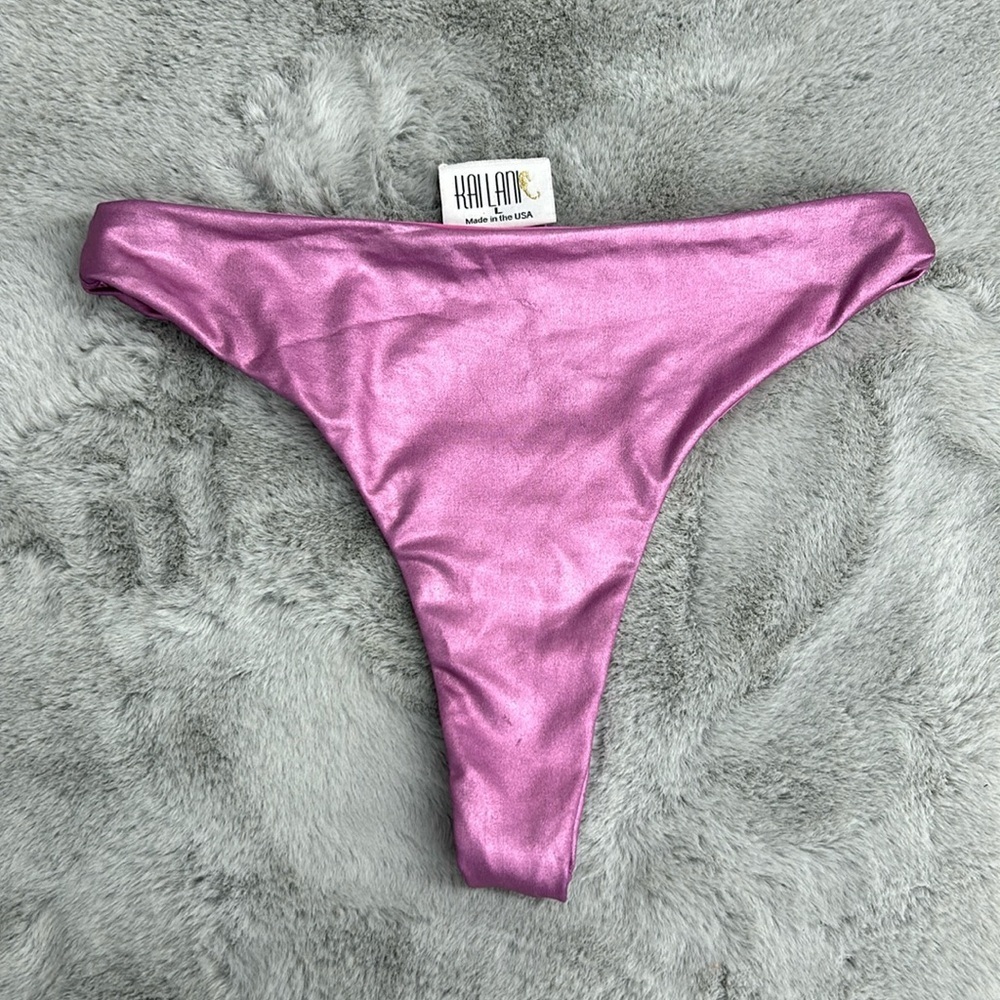 Kai Lani high cut cheeky thong bikini bottom size L